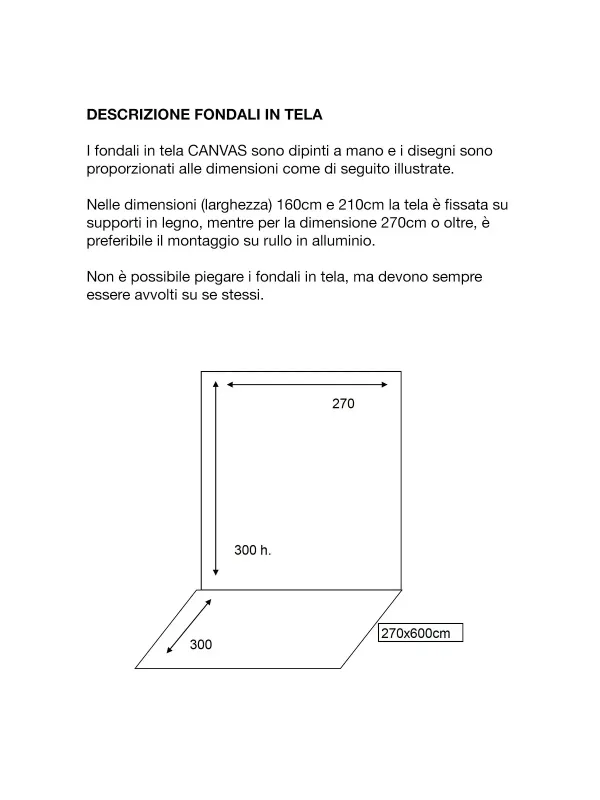 D'APONTE FONDALE IN TELA PR 12-923-M (270X500hCM)