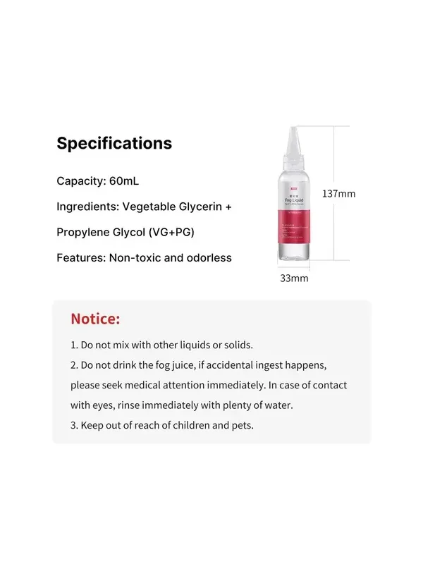 ULANZI R002 Fog Juice for FILMOG Fog Machine X058