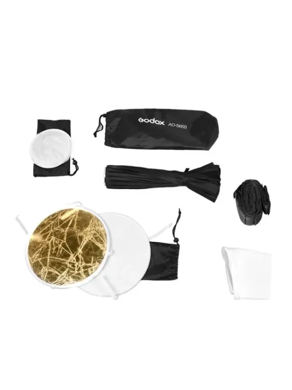 GODOX AD-S65W Softbox Parabolico Richiudibile 65cm per AD300/400Pro - Bianco