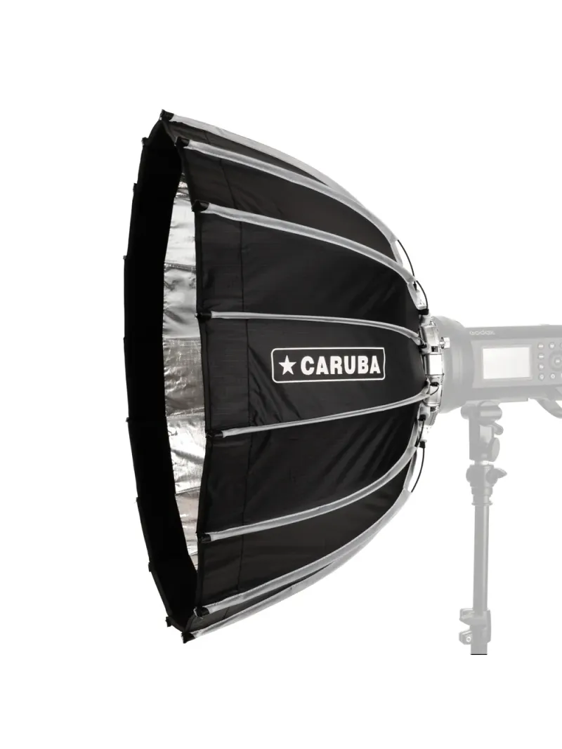 CARUBA Quick Assembly Beautydish 60cm Argento