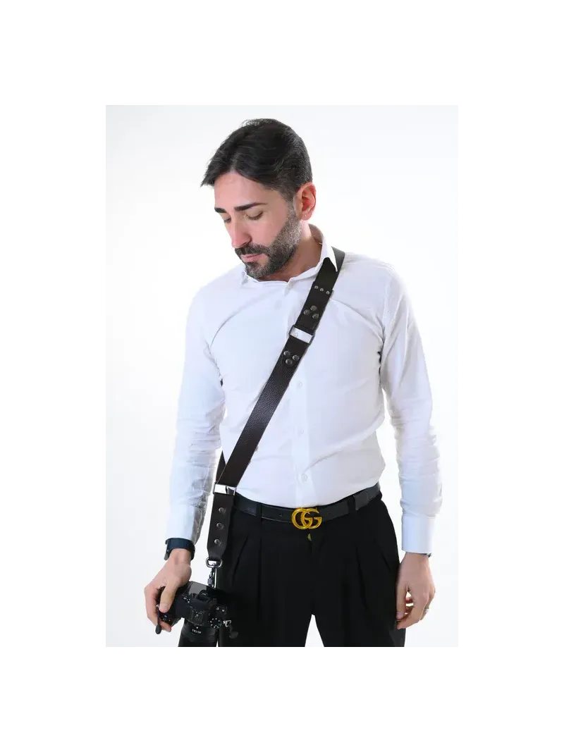 NICE ONE EASY – Single Shoulder Bag, fabric and leather, Blue | D'Aponte | Shoulder, Camera Strap and Accessories