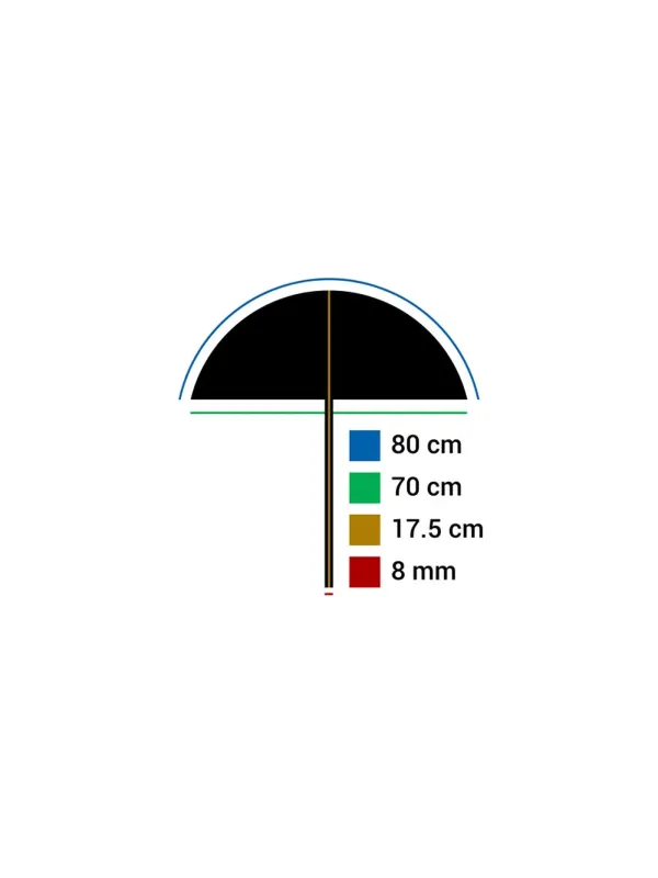 Godox UB-105W white parabolic umbrella | D'Aponte | Umbrellas