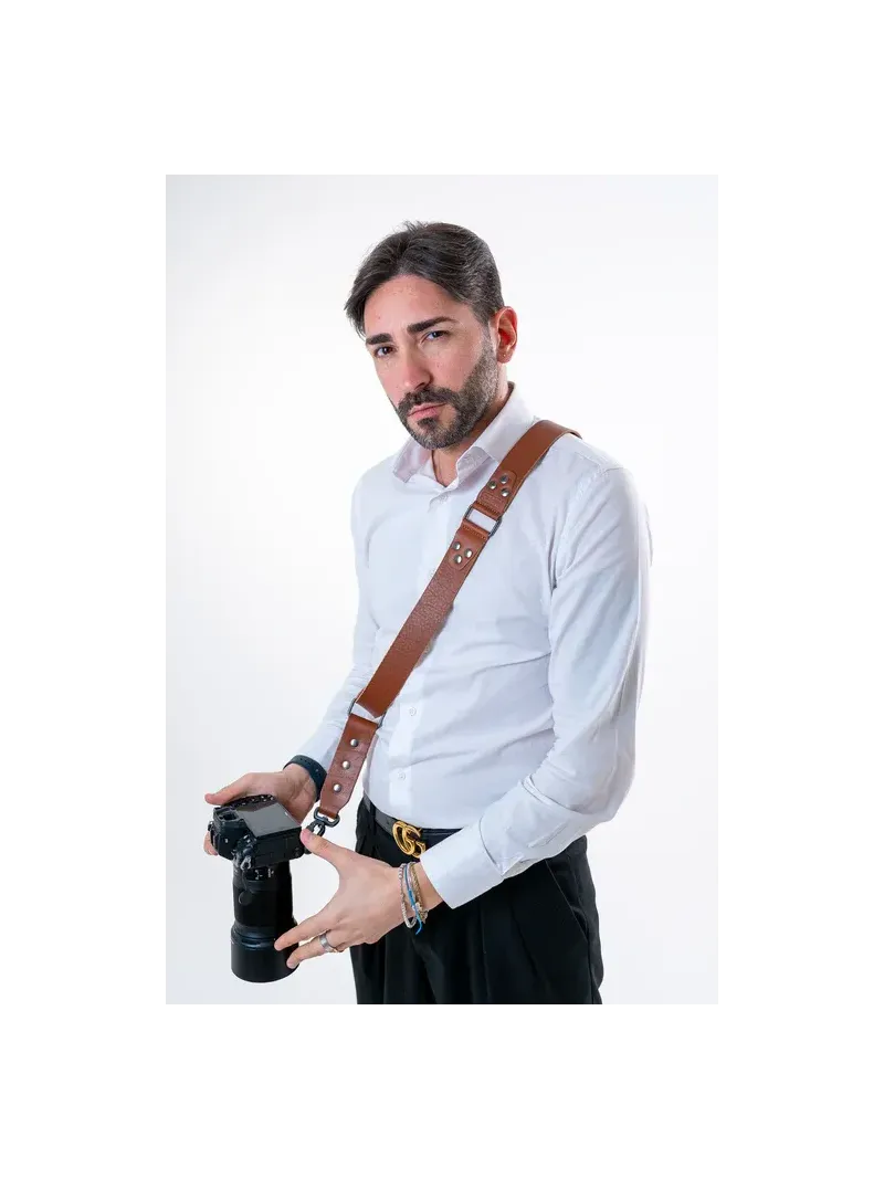 NICE ONE EASY – Single Shoulder Bag, fabric and leather, Blue | D'Aponte | Shoulder, Camera Strap and Accessories