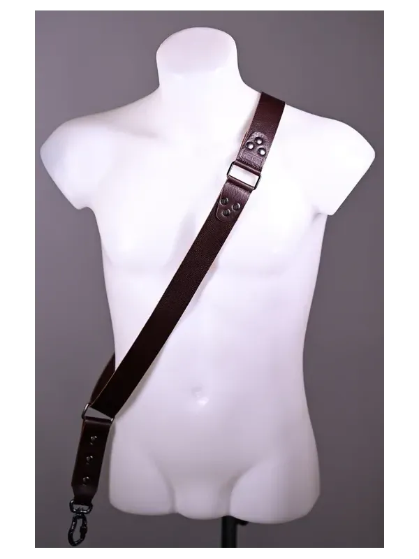 NICE ONE – Tracolla Singola in Pelle, Dark Brown