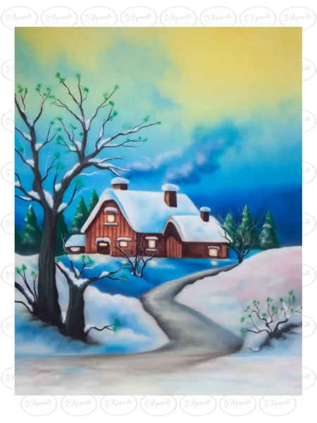 D'APONTE CHRISTMAS CANVAS BACKDROP SB 12-236 | D'Aponte | Scenographic – SB 2