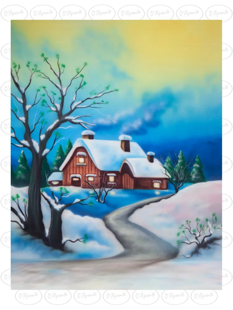 D'APONTE CHRISTMAS CANVAS BACKDROP SB 12-236 | D'Aponte | Scenographic – SB