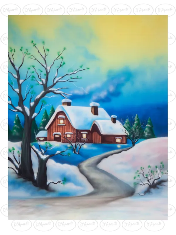 D'APONTE CHRISTMAS CANVAS BACKDROP SB 12-236 | D'Aponte | Scenographic – SB