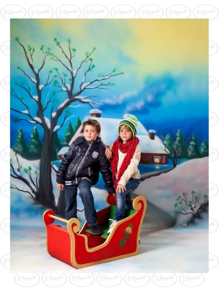 D'APONTE CHRISTMAS CANVAS BACKDROP SB 12-236 | D'Aponte | Scenographic – SB
