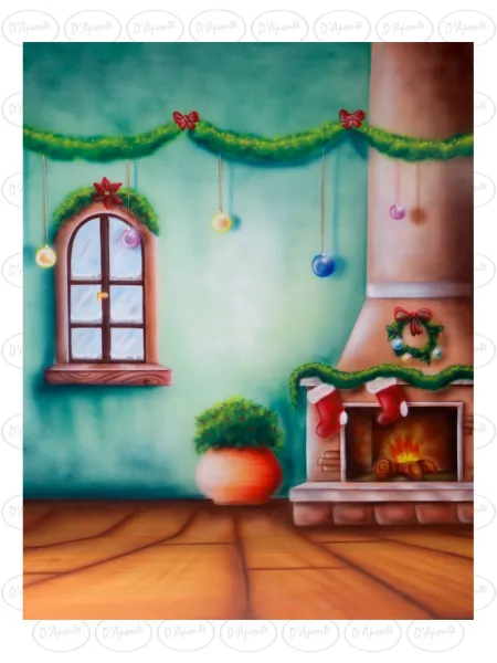 D'APONTE CHRISTMAS CANVAS BACKDROP SB 12-235 | D'Aponte | Scenographic – SB 2