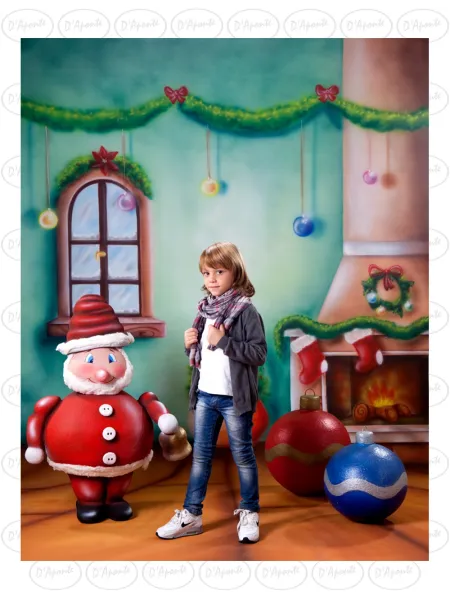 D'APONTE CHRISTMAS CANVAS BACKDROP SB 12-235 | D'Aponte | Scenographic – SB