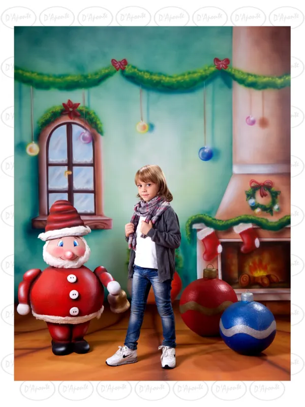 D'APONTE CHRISTMAS CANVAS BACKDROP SB 12-235 | D'Aponte | Scenographic – SB