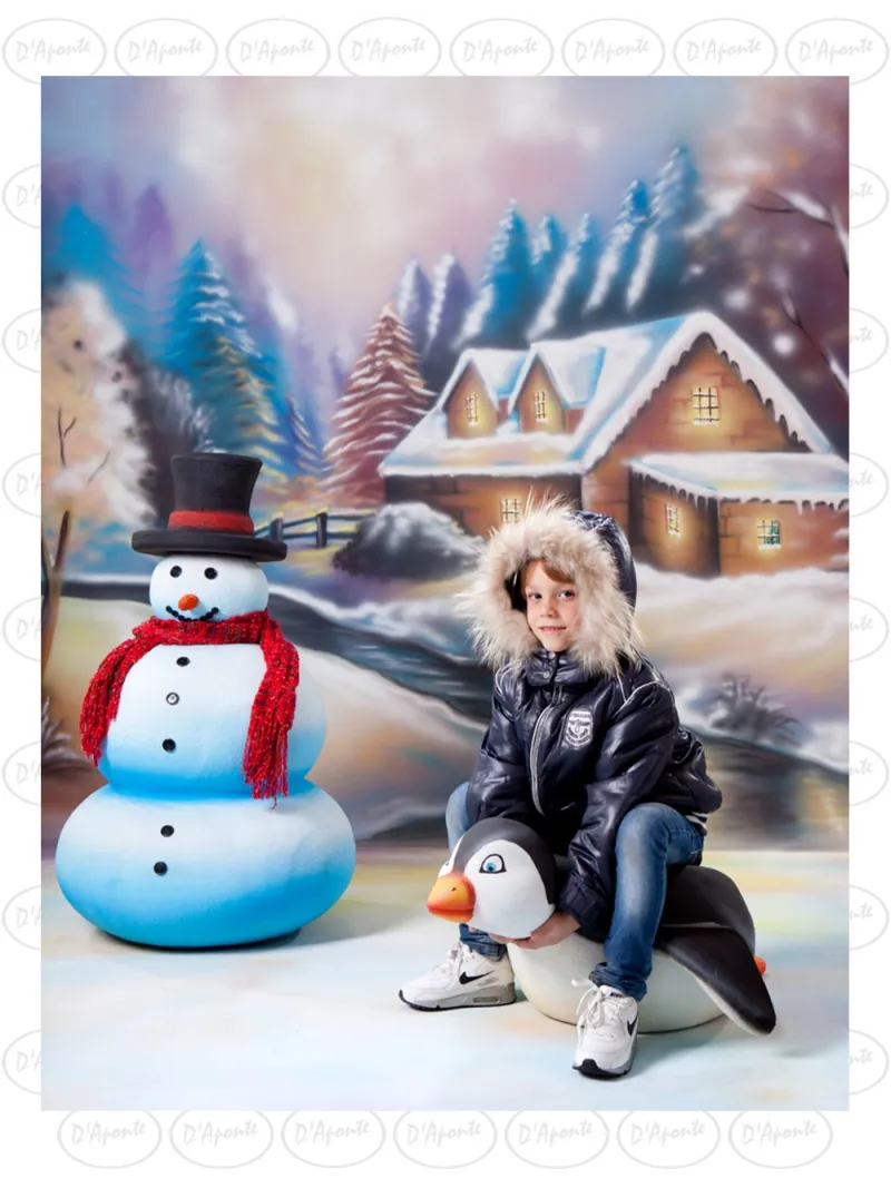 D'APONTE CHRISTMAS CANVAS BACKDROP SB 12-232 | D'Aponte | Scenographic – SB