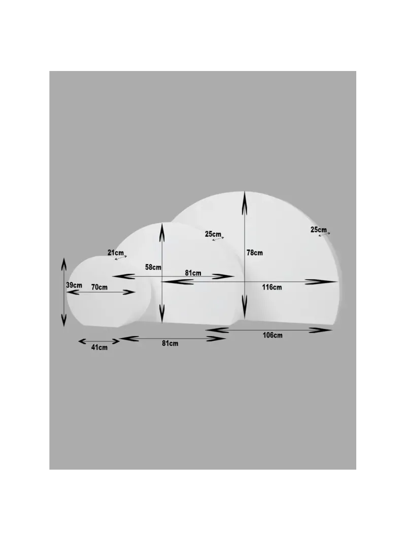 D'APONTE POSING PROPS Kit Dischi a 3/4 da 3
