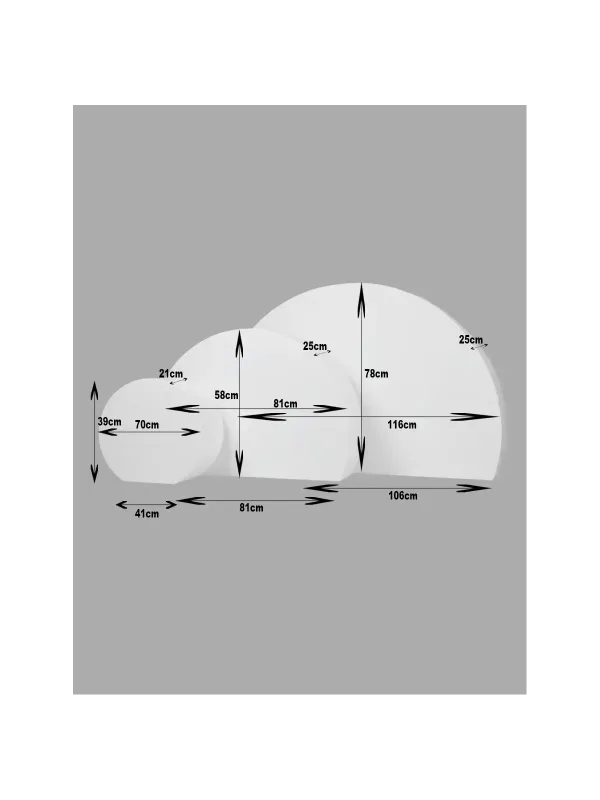 D'APONTE POSING PROPS Kit Dischi a 3/4 da 3