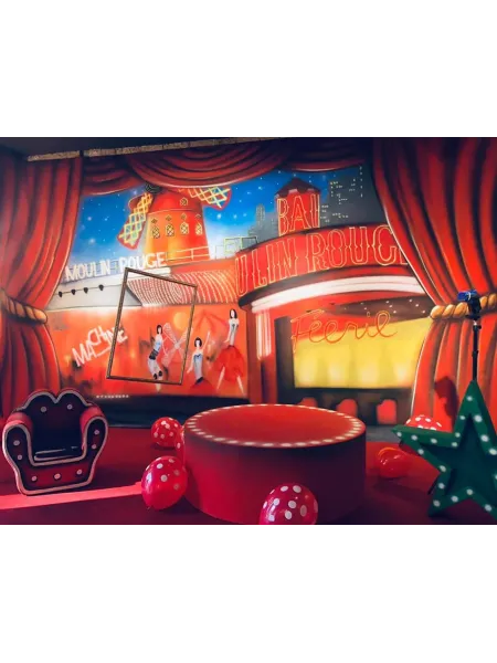 D'APONTE MOULIN ROUGE h. 260X500cm