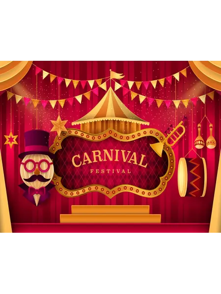 D'APONTE CIRCO CARNIVAL h. 270X470cm
