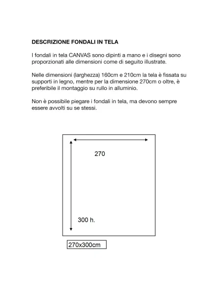 D'APONTE FONDALE IN TELA SB 03-38 (270X300hCM) 2