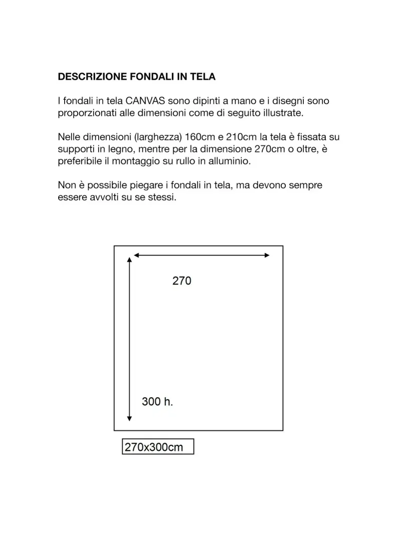 D'APONTE FONDALE IN TELA SB 03-38 (270X300hCM)