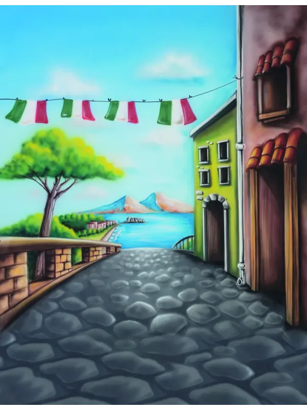 D'APONTE Serate Italiane h. 450x245cm