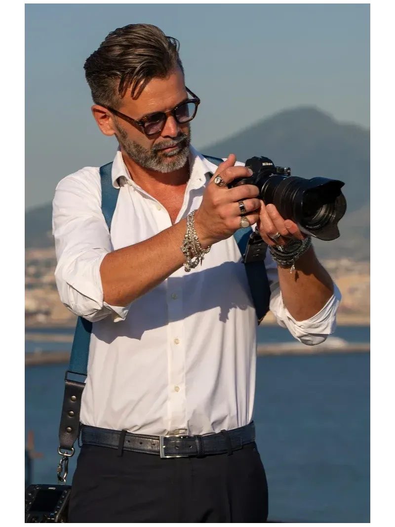 NICE ONE Shoulder Strap Easy Double Power Blue | D'Aponte | Shoulder, Camera Strap and Accessories