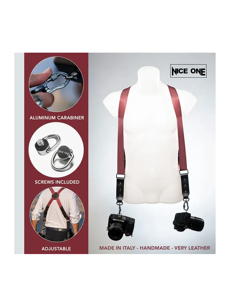 NICE ONE Shoulder Strap Easy Double Power Pink | D'Aponte | Shoulder, Camera Strap and Accessories
