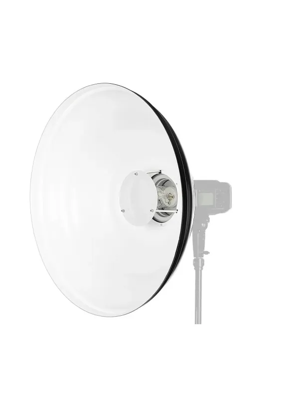 QUADRALITE Wave Beauty Dish 55cm Bianco (senza anello)