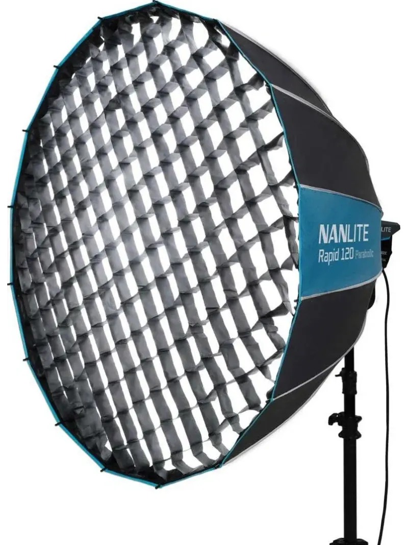 NANLITE Rapid 120 Softbox Parabolico a chiusura rapida Bowens