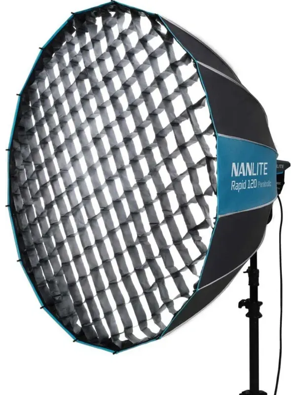 NANLITE Rapid 120 Softbox Parabolico a chiusura rapida Bowens