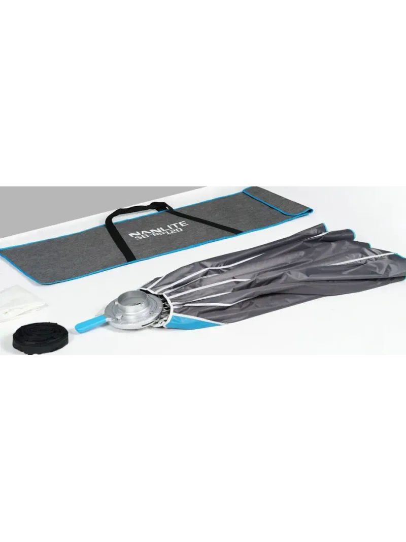 NANLITE Rapid 120 Softbox Parabolico a chiusura rapida Bowens