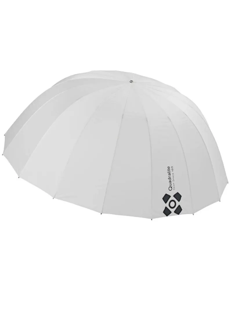 QUADRALITE Deep Space white Parabolic Umbrella 165cm | D'Aponte | Umbrellas