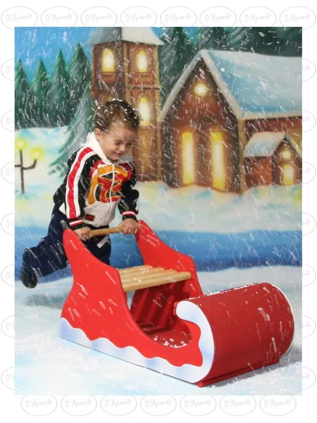 D'APONTE P148 RED SLED | D'Aponte | Christmas Props