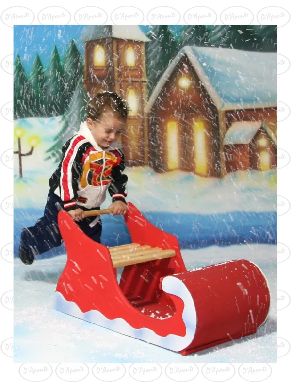 D'APONTE P148 RED SLED | D'Aponte | Christmas Props