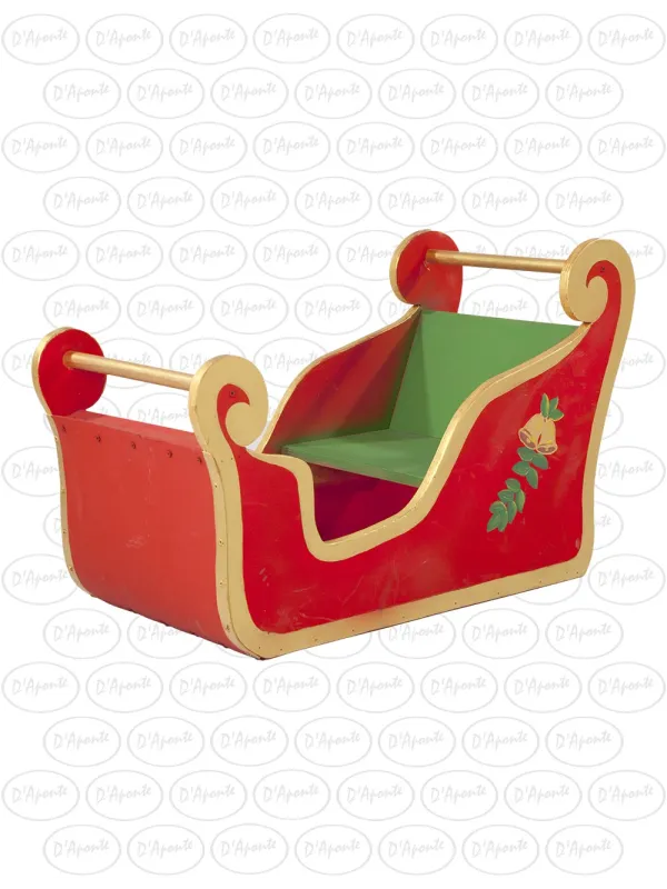 D'APONTE P419 GOLD SLED | D'Aponte | Christmas Props