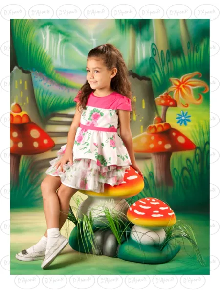 D'APONTE P440 MUSHROOMS WITH GRASS | D'Aponte | Photo Props 2