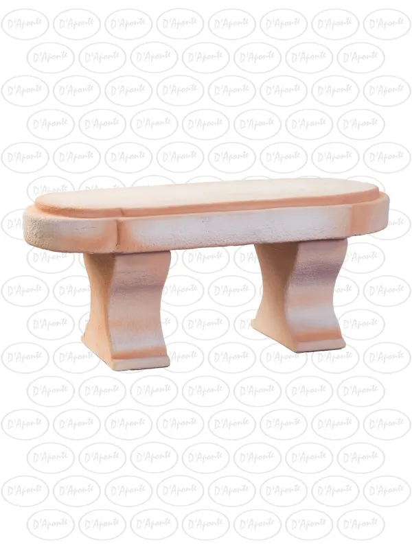 D'APONTE P463 OVAL BENCH | D'Aponte | Photo Props