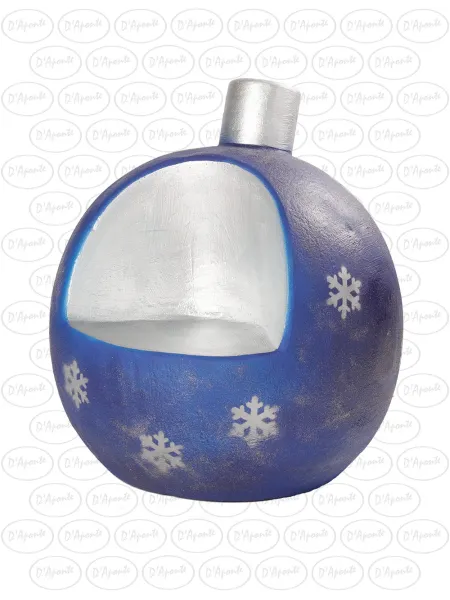 D'APONTE P513 BLUE HOLLOW CHRISTMAS BALL | D'Aponte | Christmas Props