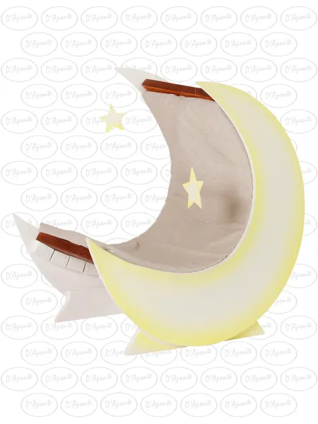 D'APONTE P515 WOODEN MOON WITH STARS | D'Aponte | Photo Props 2