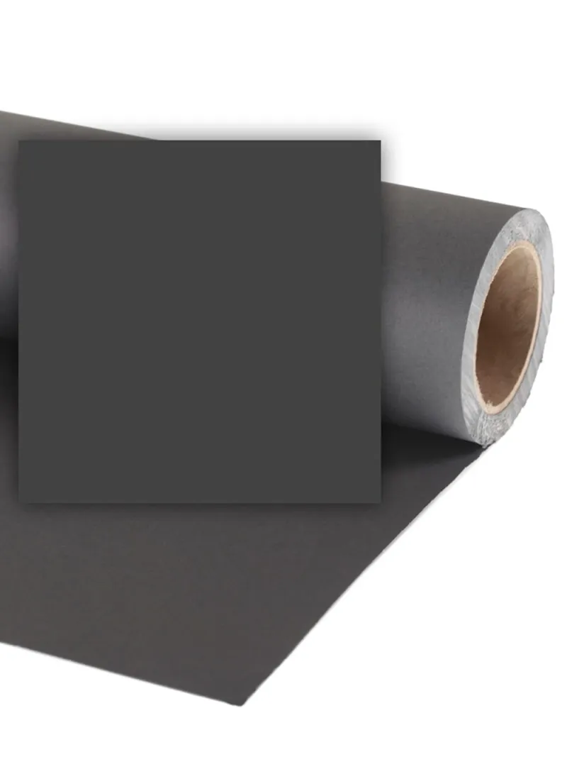 COLORAMA Fondale in Carta 2.72x11m Black