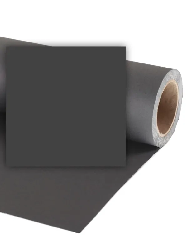 COLORAMA Fondale in Carta 2.72x11m Black