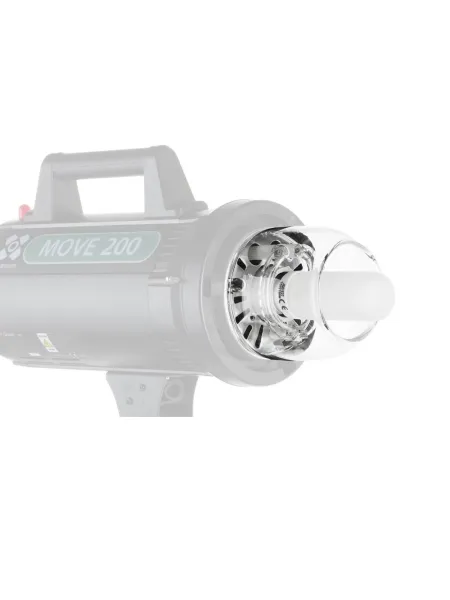 QUADRALITE Glass Dome for Flash Pulse | D'Aponte | Flash Tubes and Modeling Lamps
