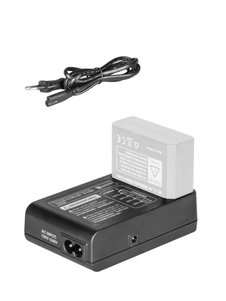 QUADRALITE Stroboss 60evo Battery Charger Equivalent Godox VC-18 | D'Aponte | Portable Flash, Speedlite and Accessories