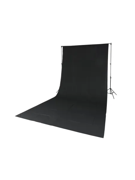 D'APONTE BLACK COTTON BACKDROP 285X600cm | D'Aponte | Drape One Color - OC