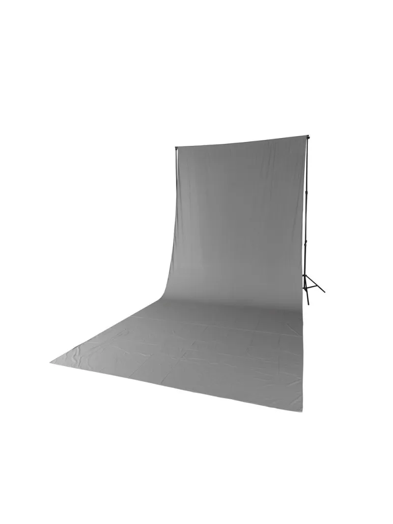 D'APONTE GREY COTTON BACKDROP 285X600cm | D'Aponte | Drape One Color - OC