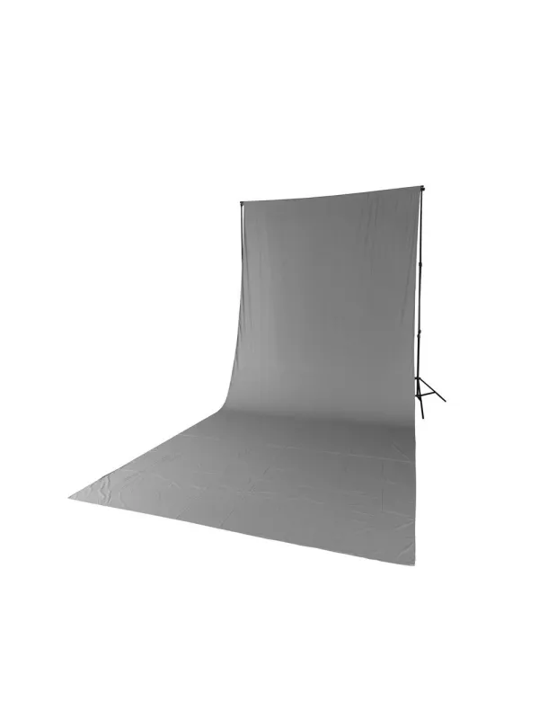D'APONTE GREY COTTON BACKDROP 285X600cm | D'Aponte | Drape One Color - OC