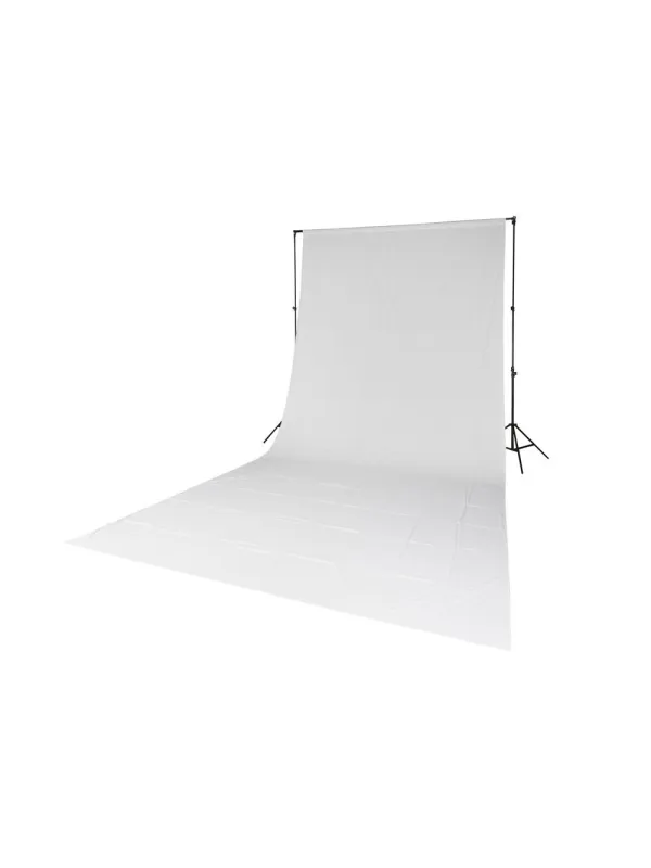 D'APONTE WHITE COTTON BACKDROP 285X600cm | D'Aponte | Drape One Color - OC