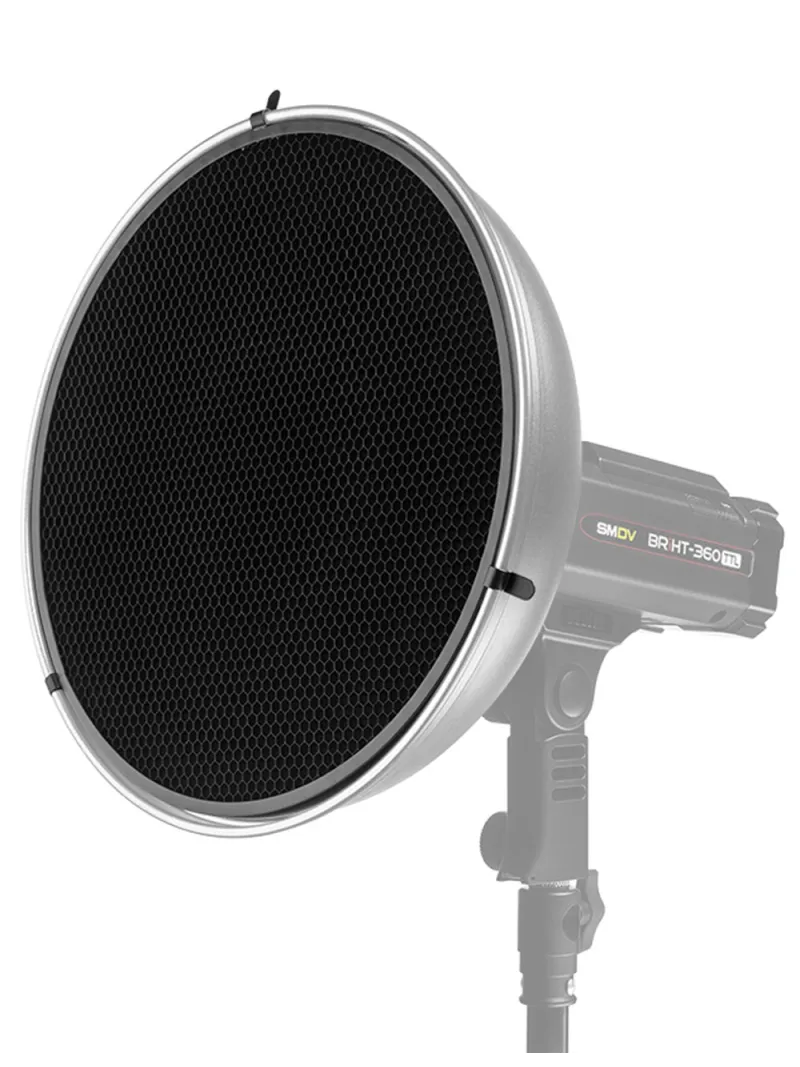 SMDV BRiHT-360 Beauty Dish Reflector, Grid | D'Aponte | Parables