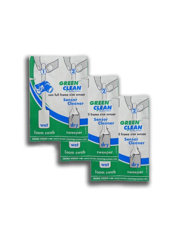 GREEN CLEAN Wet Foam & Dry Sweeper Formato Ridotto, 3 Pezzi