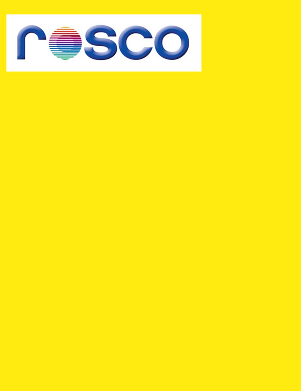 ROSCO Filtro Colorato 101 Giallo Primario