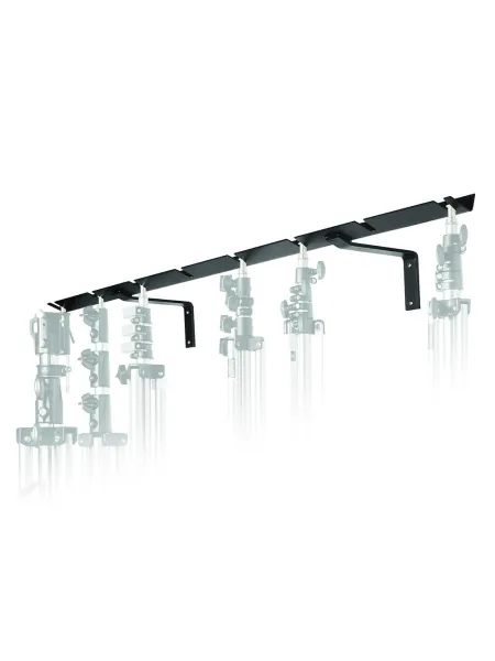 MANFROTTO Wall Mounted Stand Holder for 8 Stands | D'Aponte | Stand and Light Boom Stand