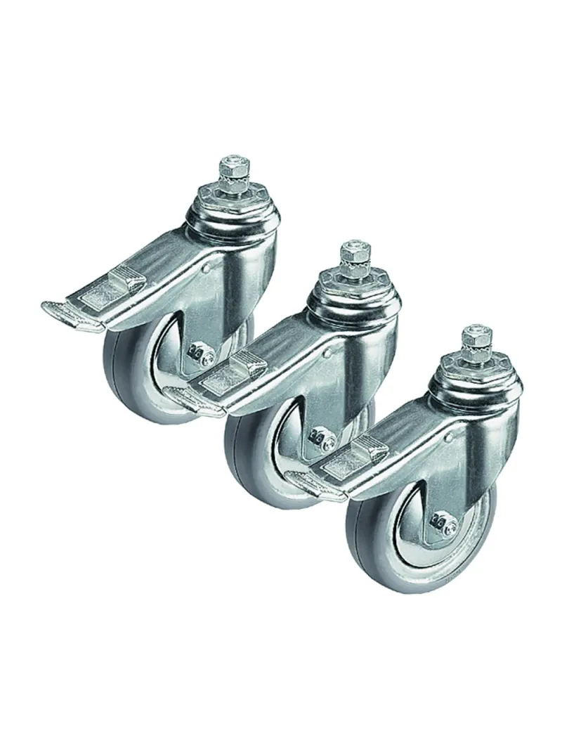 MANFROTTO 104G Set Ruote per Stativi – Attacco 100mm